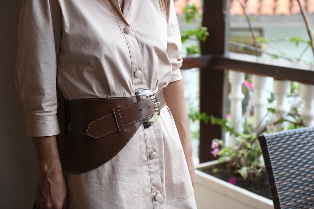 LA JEFA LEATHER BELT