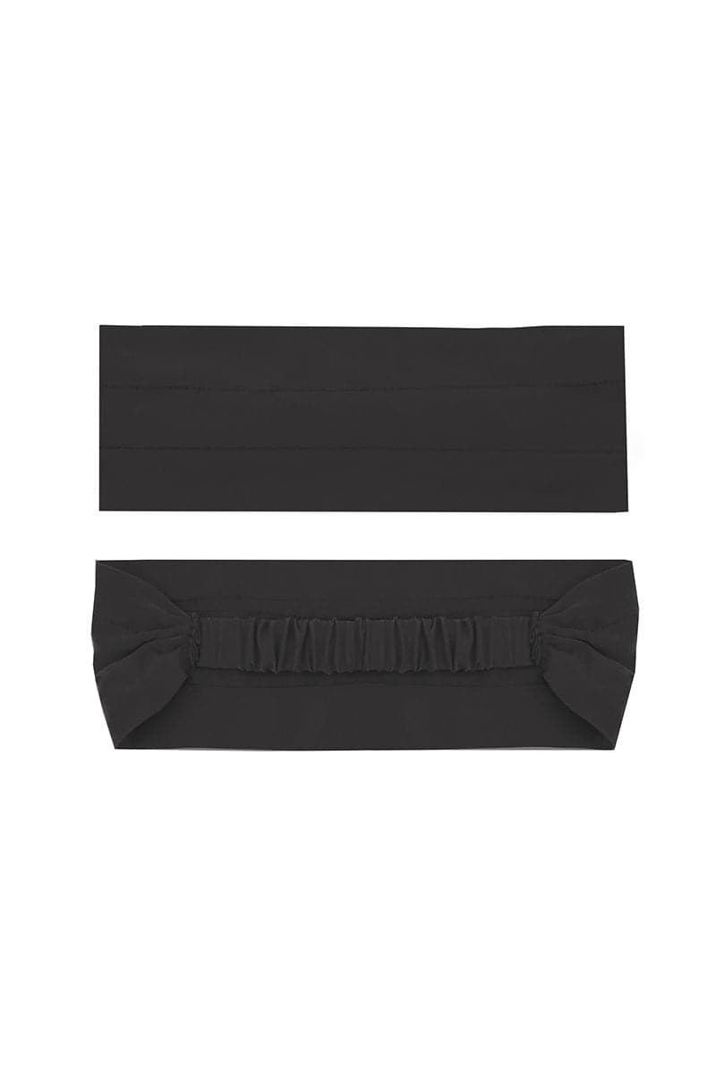 CLAUDINE NERO ROSE AND CRIMSON SILK HEADWRAP SET