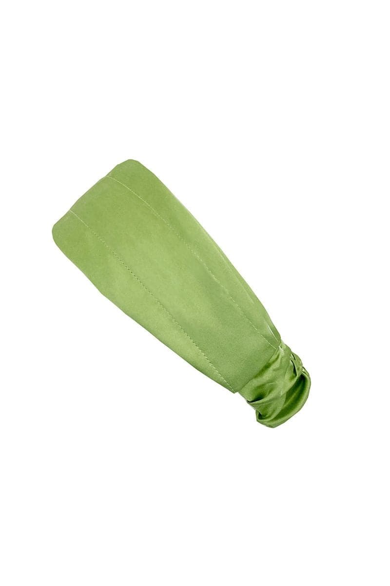 CLAUDINE PISTACHIO PEARL AND BRAUN SILK HEADWRAP SET