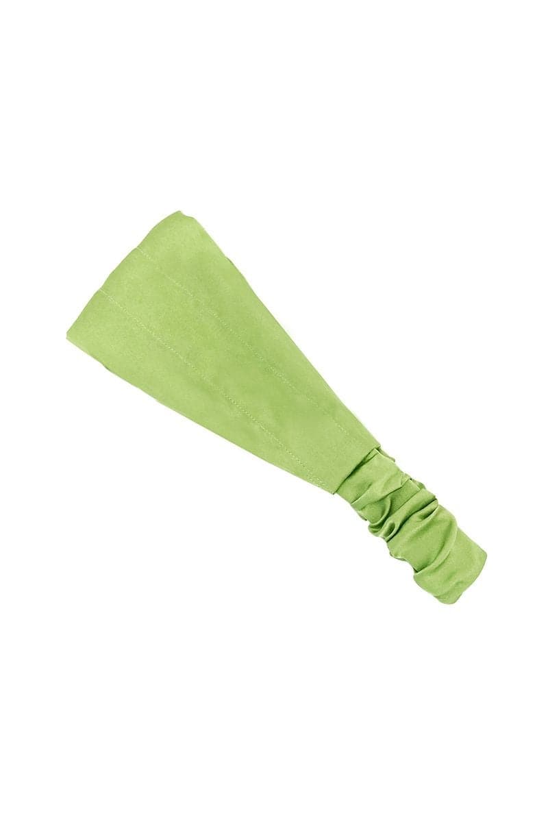 CLAUDINE PISTACHIO PEARL AND BRAUN SILK HEADWRAP SET