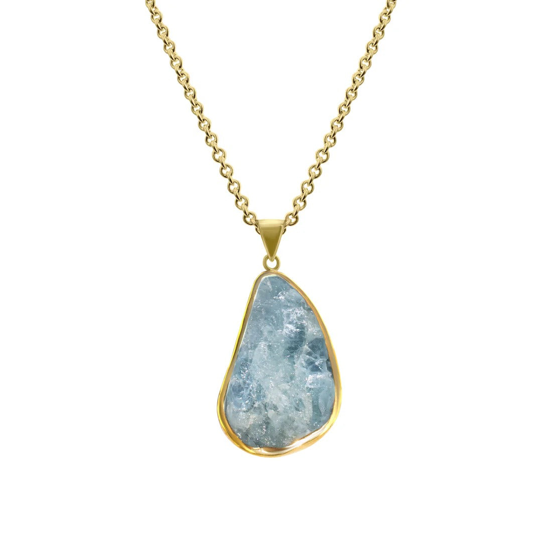 Aquamarine Rock Pendant