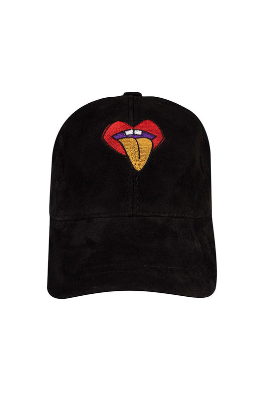 ROLLING TONGUE EMBROIDERED CAP