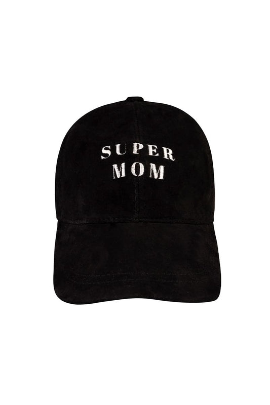 SUPER MOM EMBROIDERED CAP