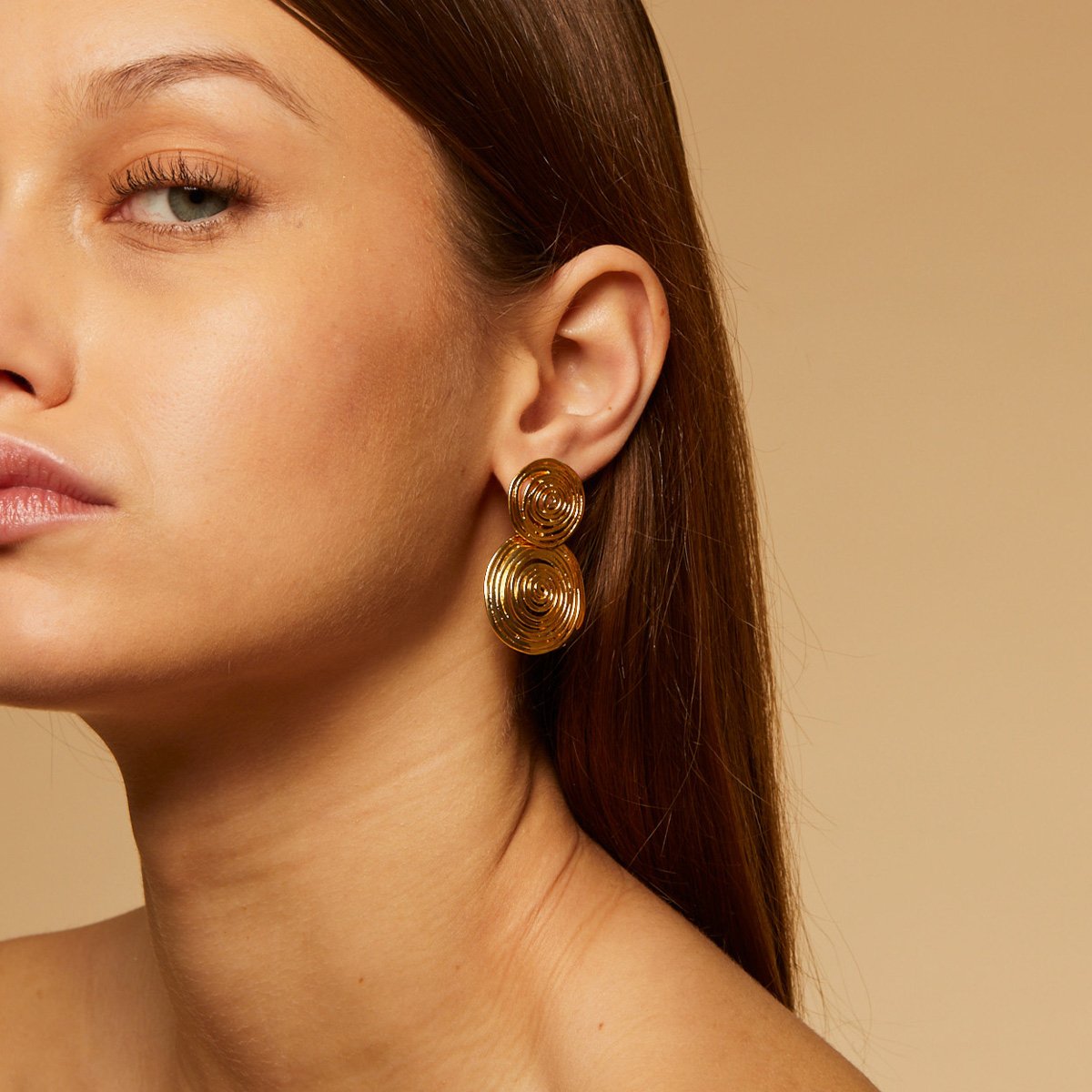 Gas Bijoux Wave Earrings Gold