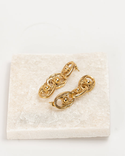 Gas Bijoux Carthage Earrings Gold