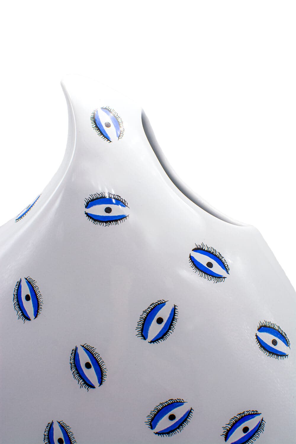 EYE TEARDROP CERAMIC VASE