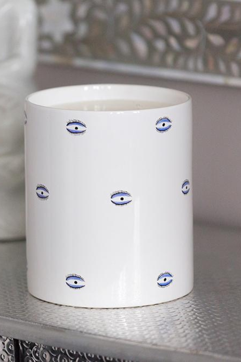 OVERSIZED EVIL EYE CANDLE