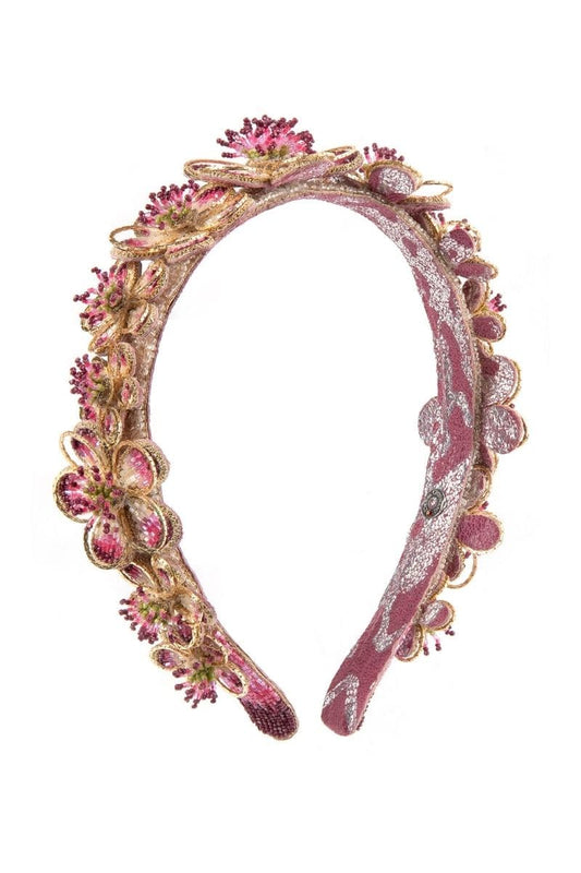 CLEOME FLORAL FUCHSIA HEADBAND