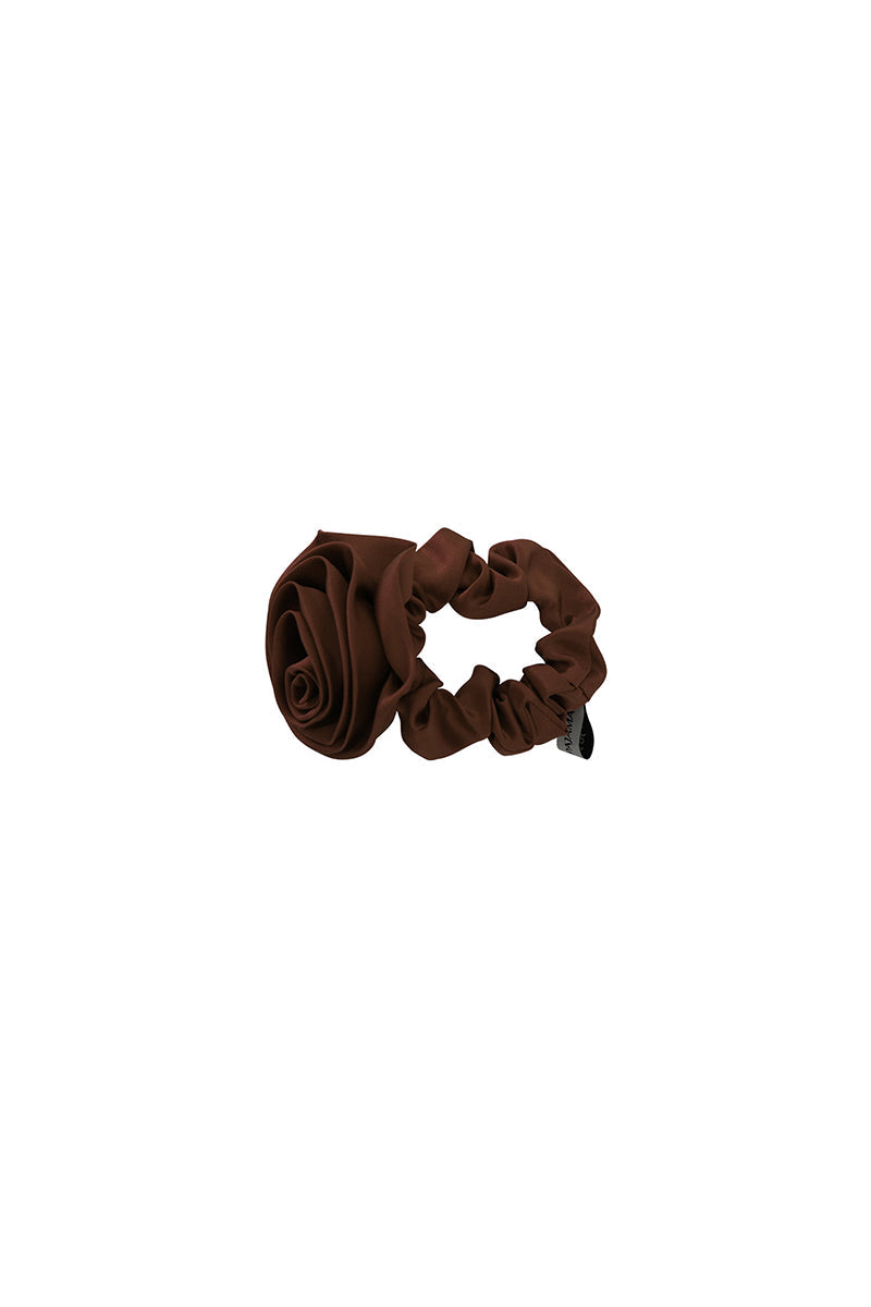 TUSCAN ROSE SILK SCRUNCHIES