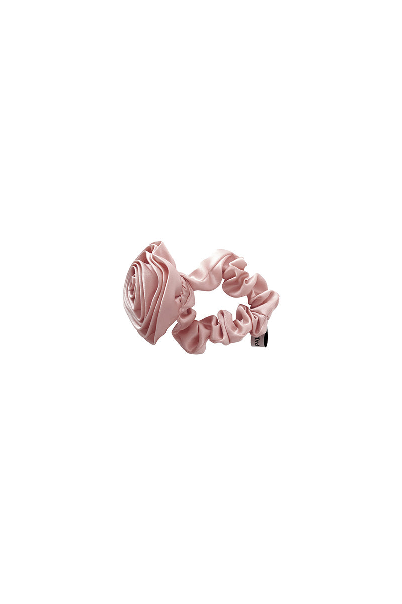 TUSCAN ROSE SILK SCRUNCHIES