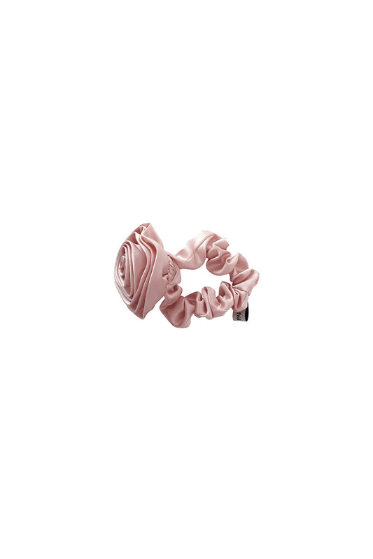 TUSCAN ROSE SILK SCRUNCHIES
