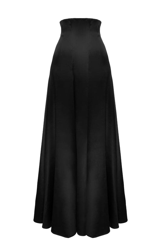 BLACK ALINE MAXI SKIRT
