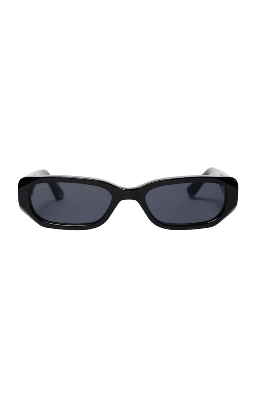 BLACK ORE ROUNDED CATEYE SUNGLASSES