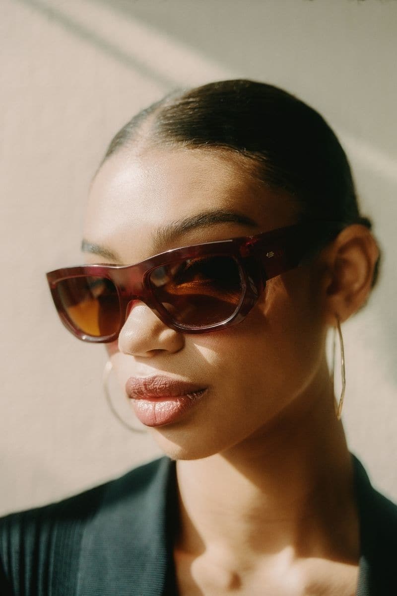 PINK CONCEPT 1 OVERSIZED CATEYE SUNGLASSES