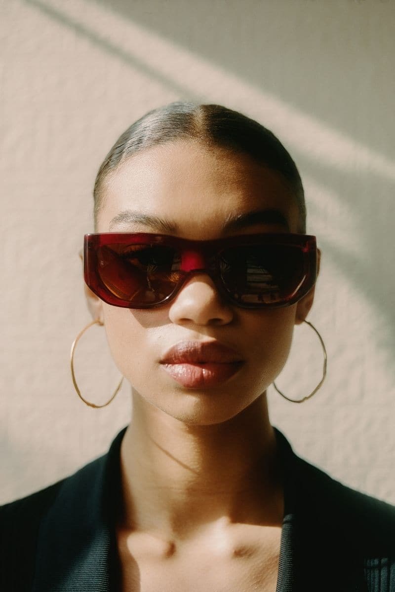 PINK CONCEPT 1 OVERSIZED CATEYE SUNGLASSES