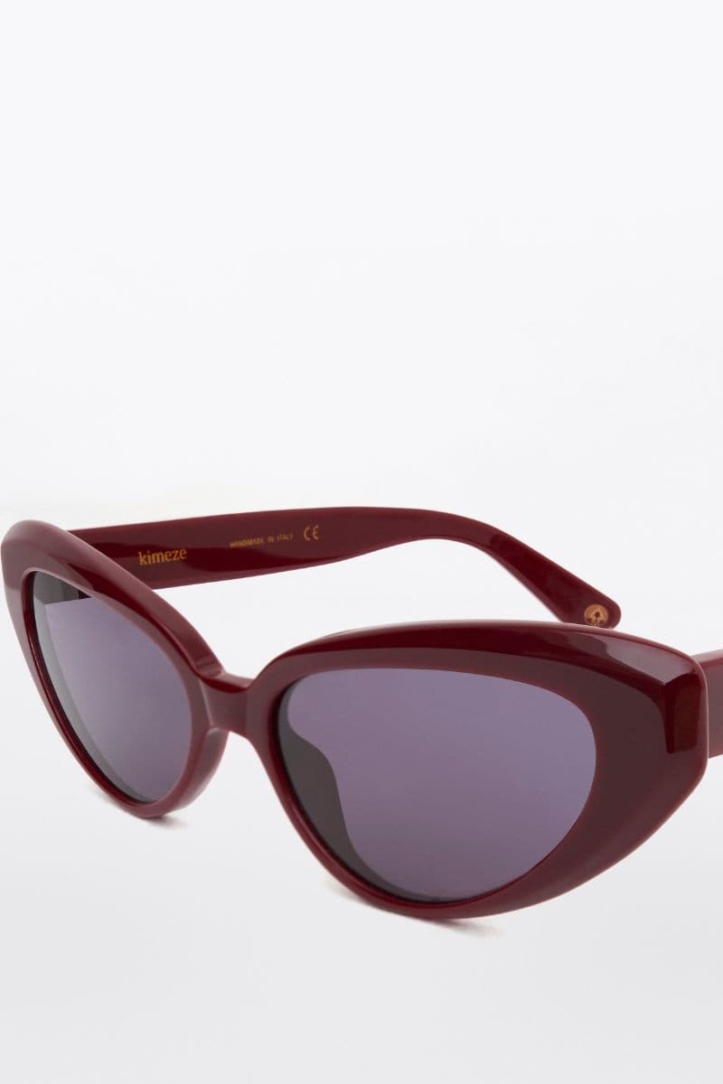 RUBY RED ZAWE CATEYE SUNGLASSES