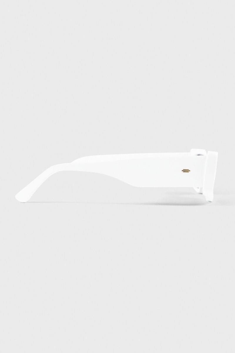 WHITE CONCEPT 2 SQUARE CATEYE SUNGLASSES