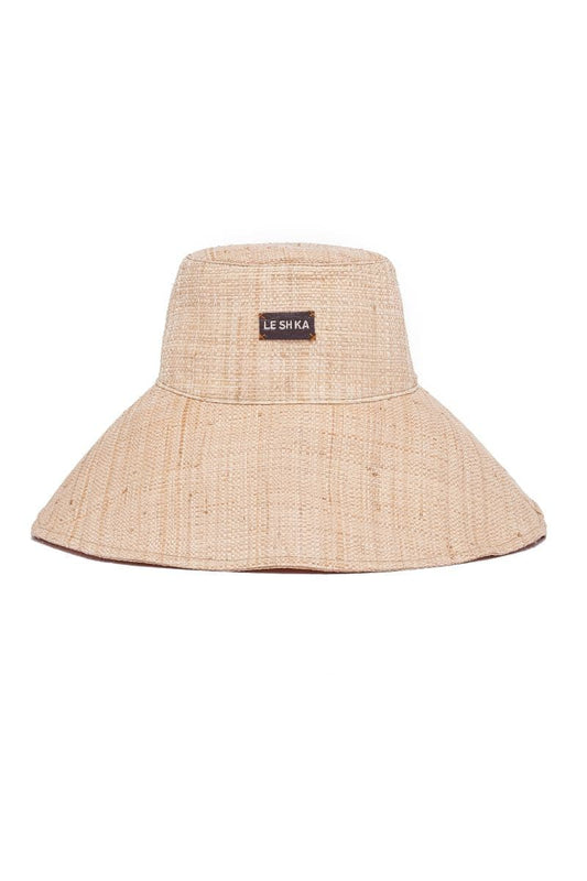 LARGE NATURAL BUCKET HAT