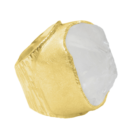 Lassanai Clear Quartz Boss Ring