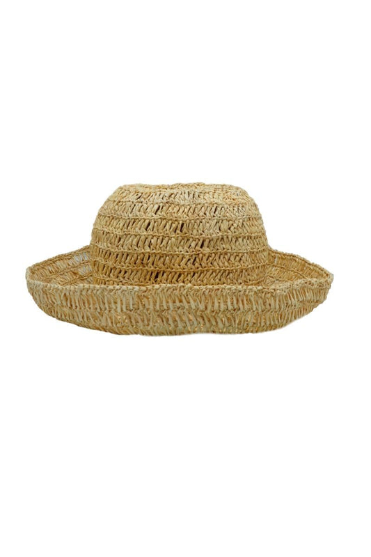 MAYA STRAW BUCKT HAT