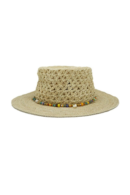 MILLIE STRAW BUCKET HAT
