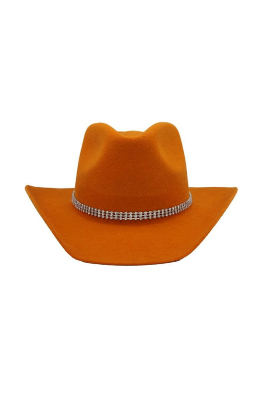 RYLEE ORANGE TEXAN STYLE HAT