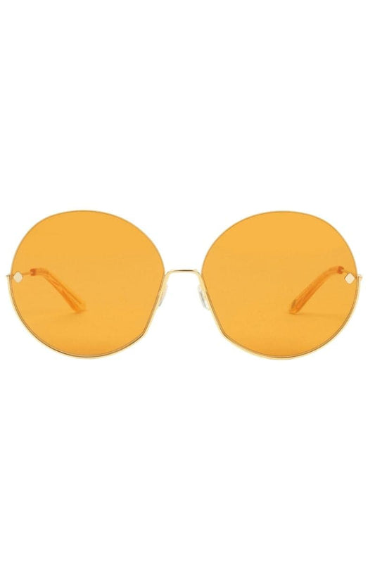 SENSE OF SONDER 12K GOLD PLATED FRENCH ACETATE MANDARIN SUNGLASSES