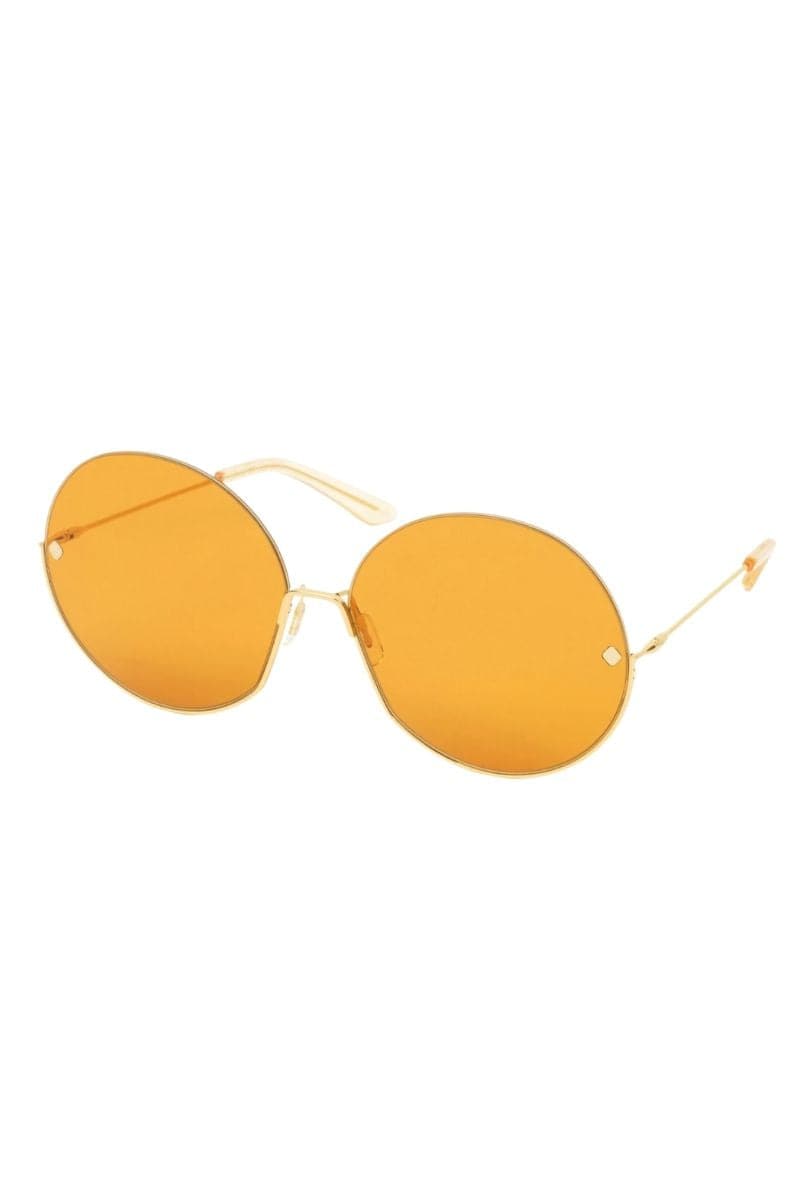 SENSE OF SONDER 12K GOLD PLATED FRENCH ACETATE MANDARIN SUNGLASSES