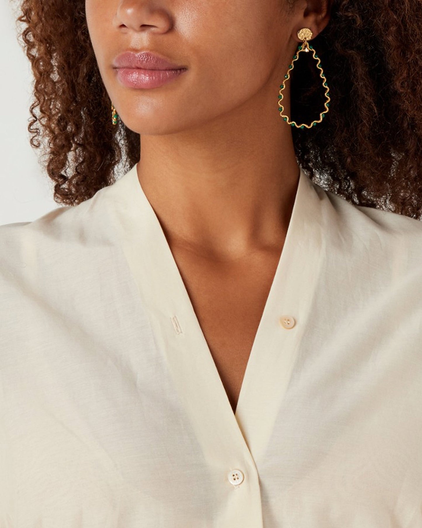 Gas Bijoux Nympheas earrings