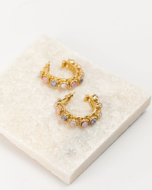 Gas Bijoux Parelie Hoop