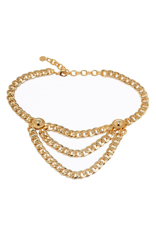 DONATELLA DOUBLE CHAIN BELT