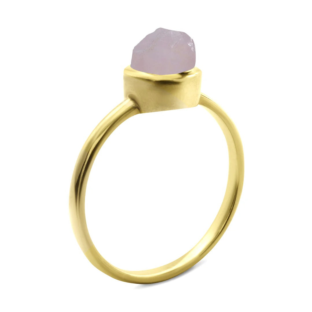 Rose Quartz Stackable Ring