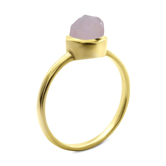 Rose Quartz Stackable Ring
