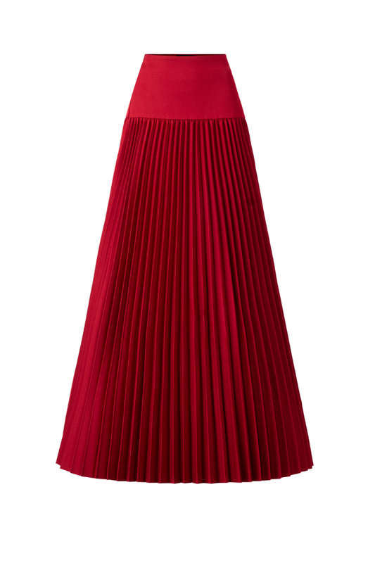 PLEATED ANKLE SKIRT