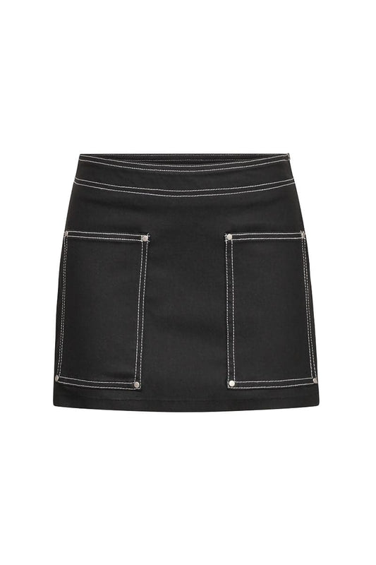 DANIELLE WILLIAM ST DENIM MINI SKIRT