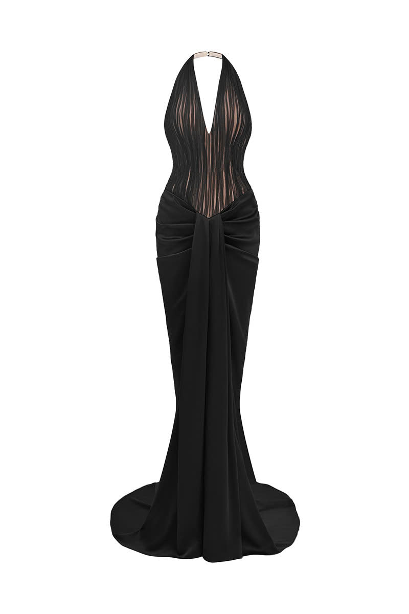 VENUS HALTER GOWN